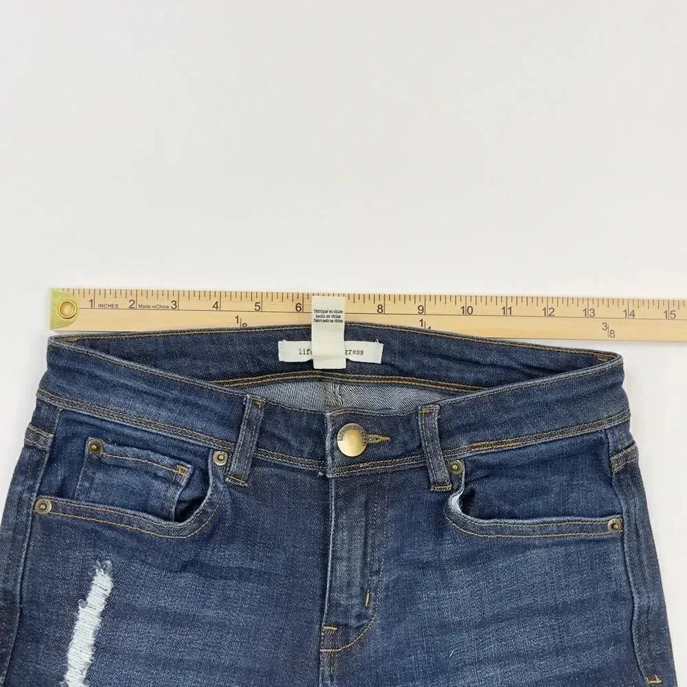Life in Progress Skinny Distressed Jean - Picture 8 of 9